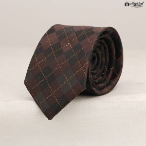 Corbata Marrón a Cuadros