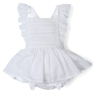Vestidito blanco plumeti